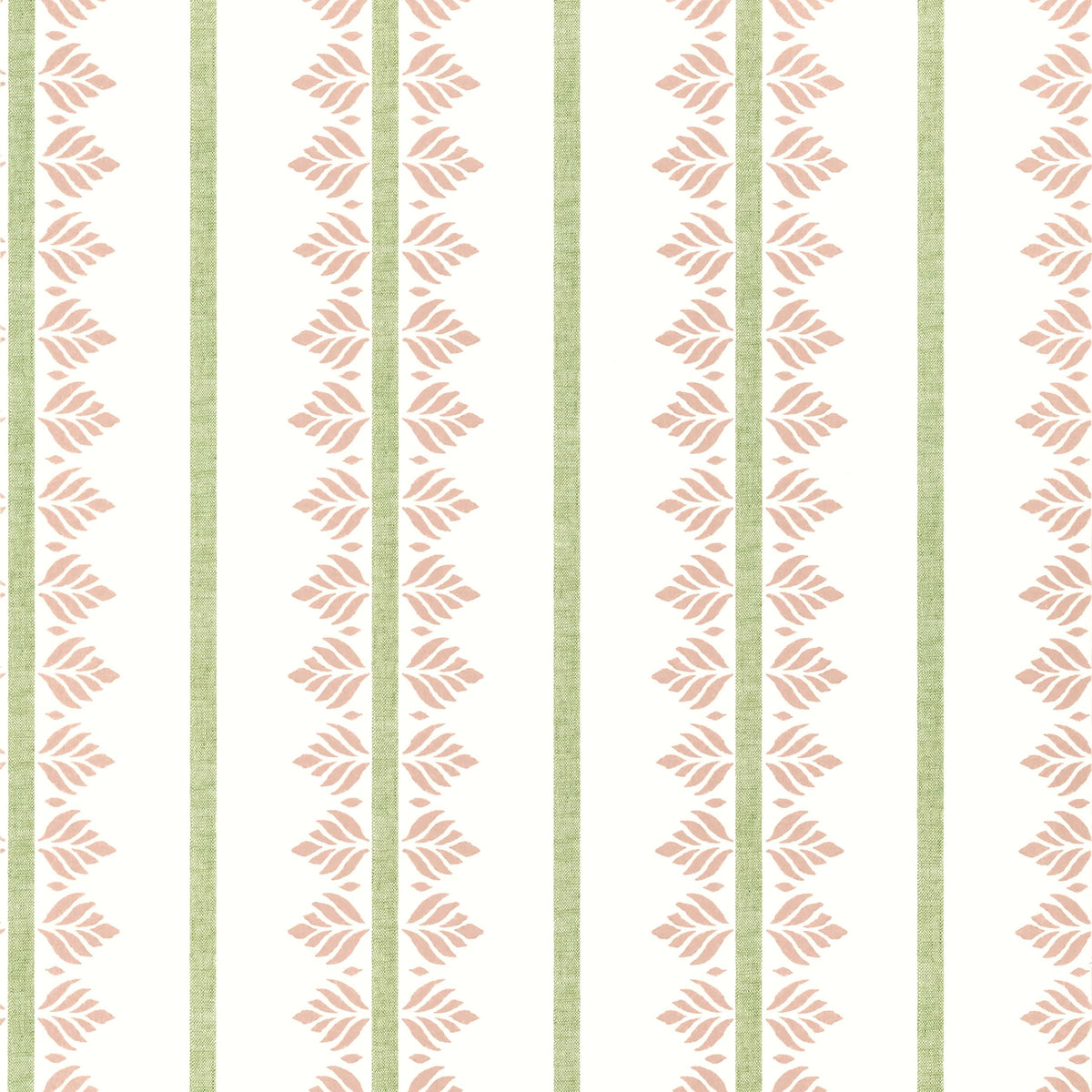 Thibaut Blush / 2 Rolls Fern Stripe Wallpaper
