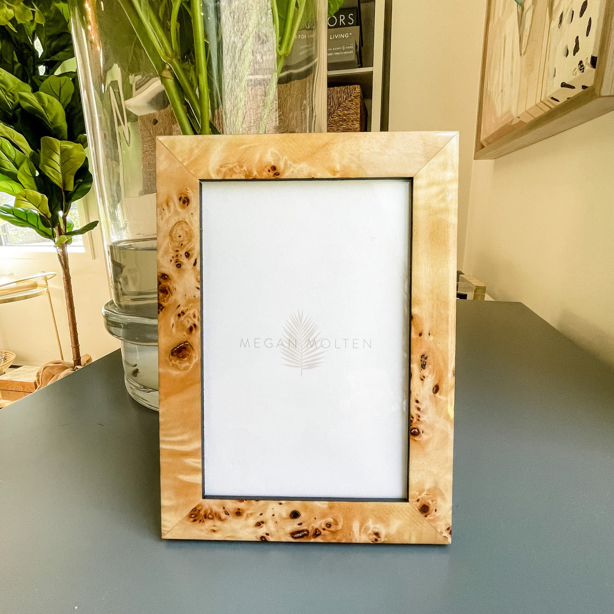 Tizo 4X6 Burl Italian Wood Frame Picture Frames 280NAT-46