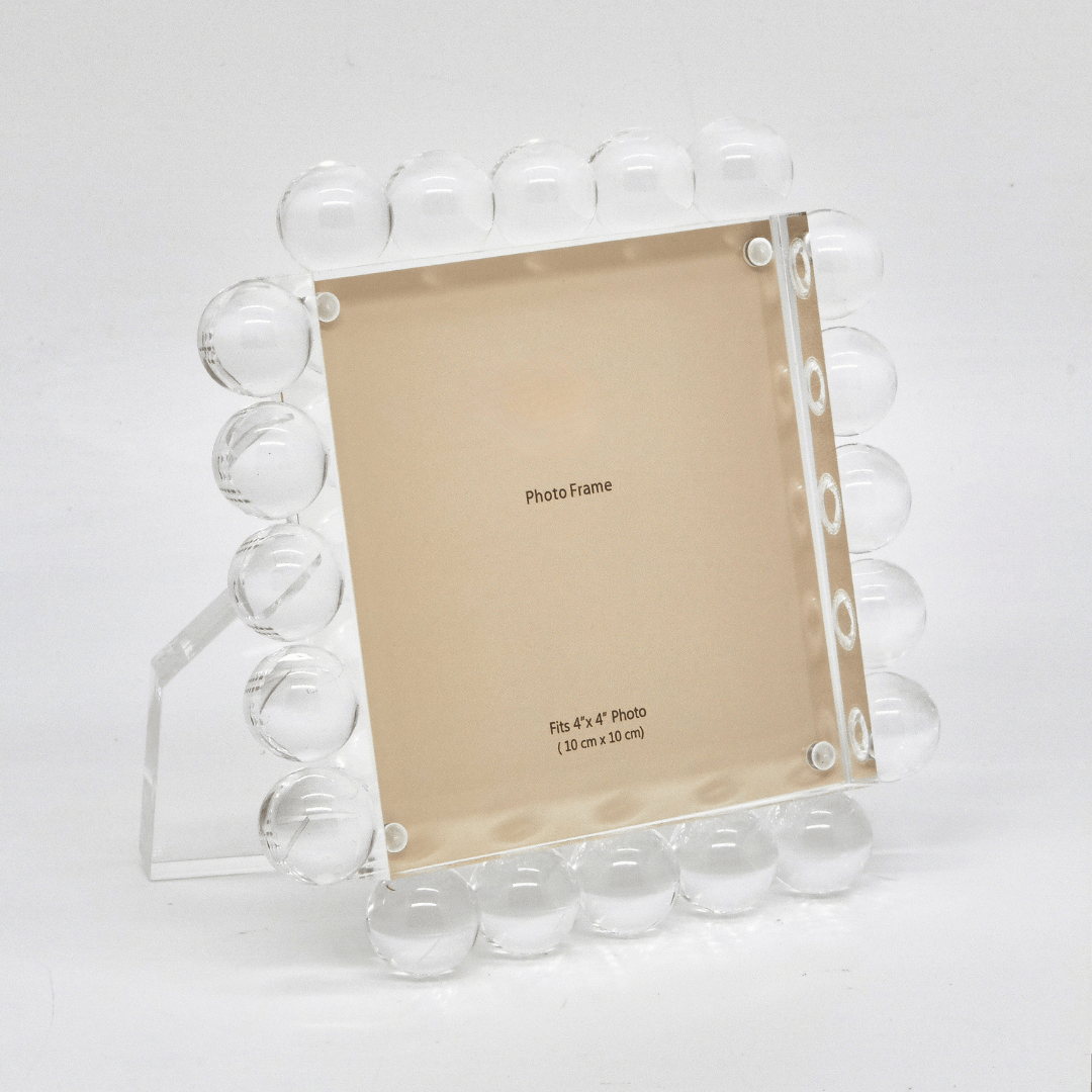 Tizo Acrylic Frame w/Clear Bubbles Picture Frames