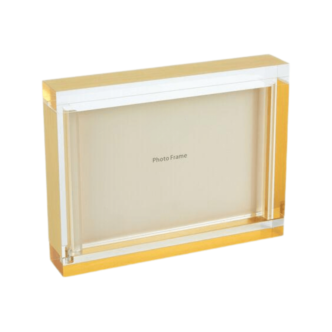 Tizo Block Frame with Gold Picture Frames