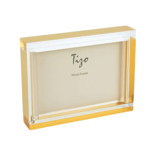 Tizo Block Frame with Gold Picture Frames