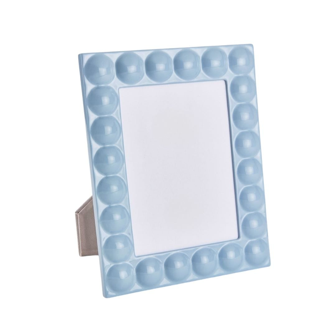 Tizo Blue / 4" x 6" Lacquer Wood Frame Picture Frames EL188LB46
