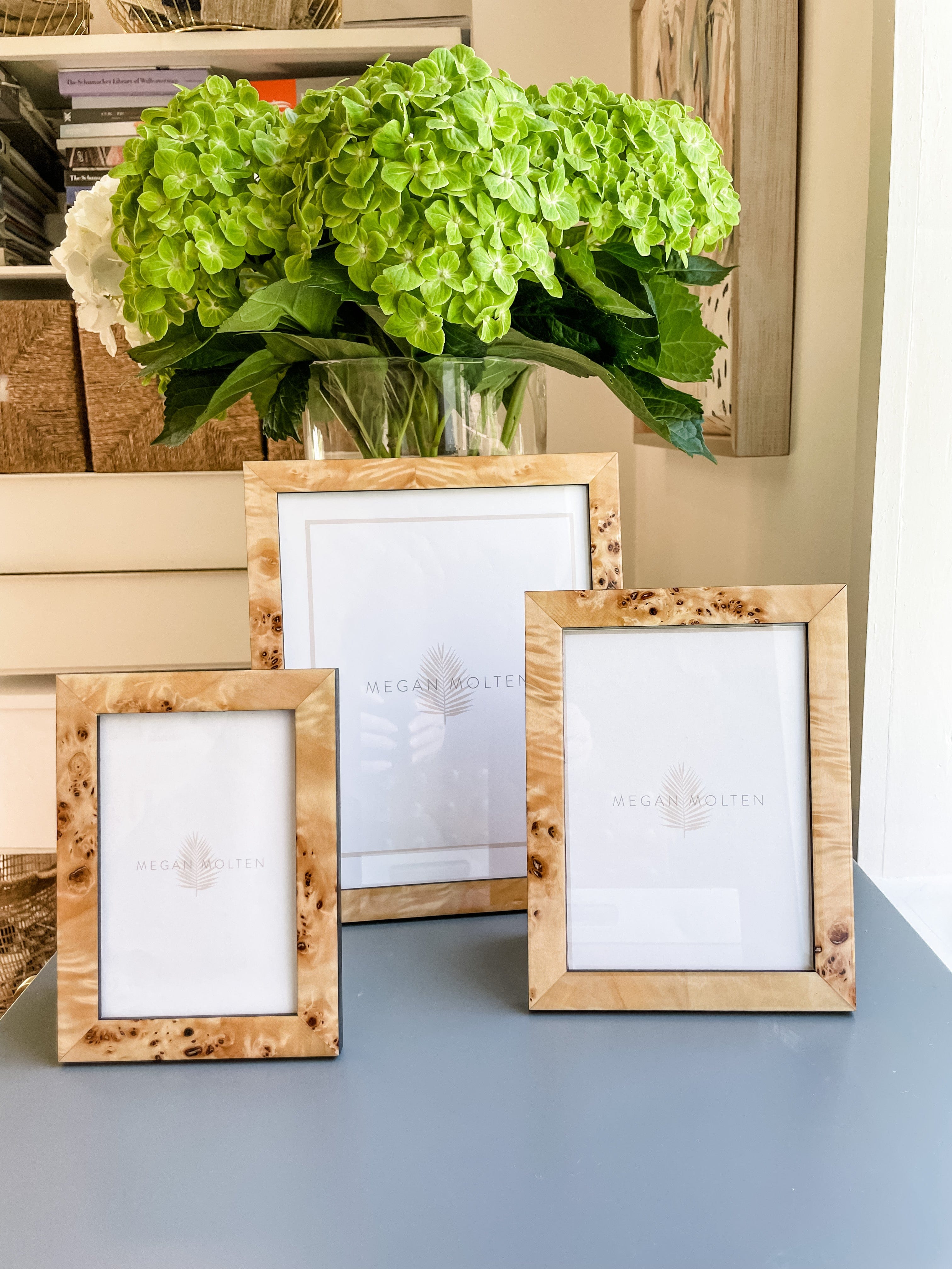 Burl Italian Wood Frame – Megan Molten