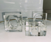 Tizo Glass Napkin Rings - Set of 4 PH122CLNR