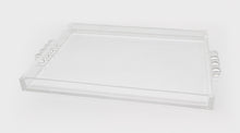 Tizo Large Bubble Handle Acrylic Tray Decorative Trays HA226CLTY