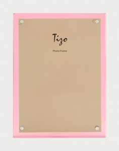 Tizo Pink Lucite Frame Picture Frames