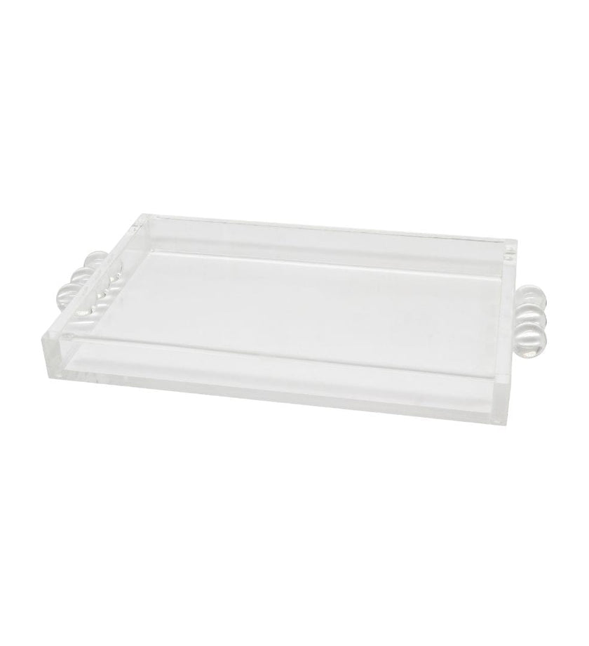 Bubble Handle Acrylic Tray