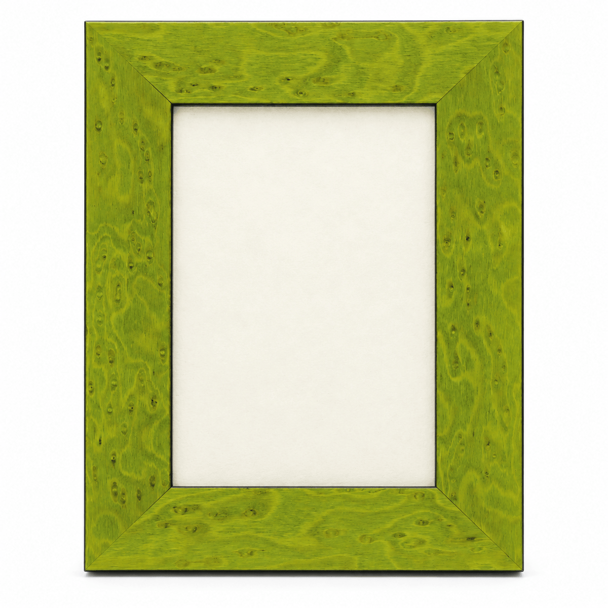 Tizo Wide Burl Pattern Italian Wood Frame - Green Photo Frame