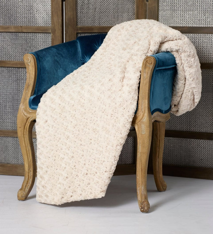 Rosebud Two Tone Throw - secondary