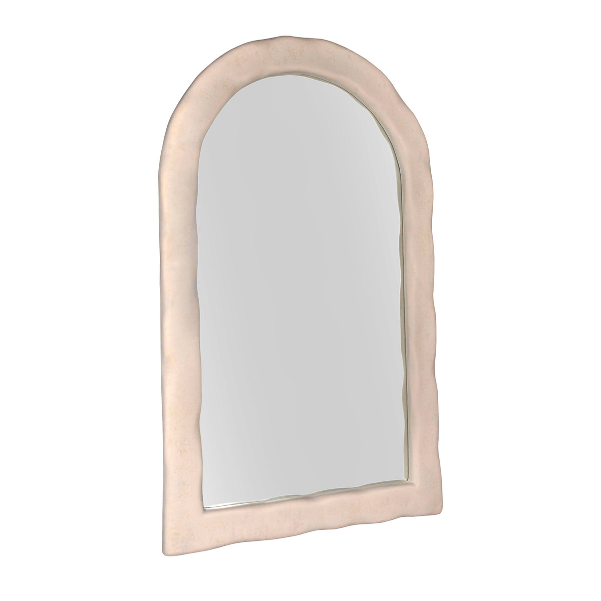 TOV Cream Textured Floor Mirror Vases TOV-C18494