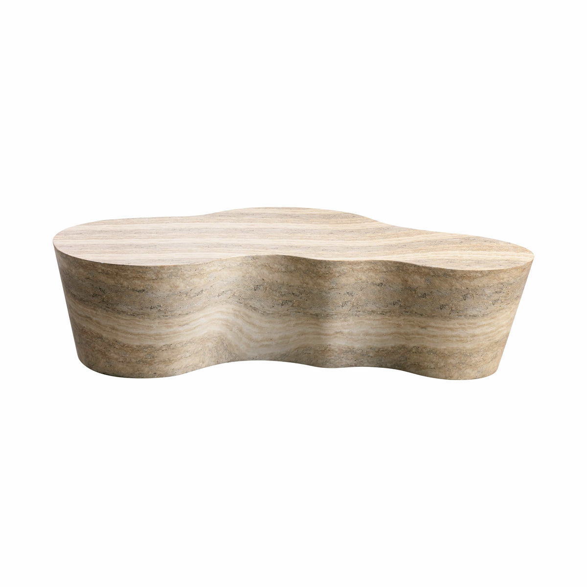 TOV Faux Travertine Coffee Table Tables TOV-OC54217