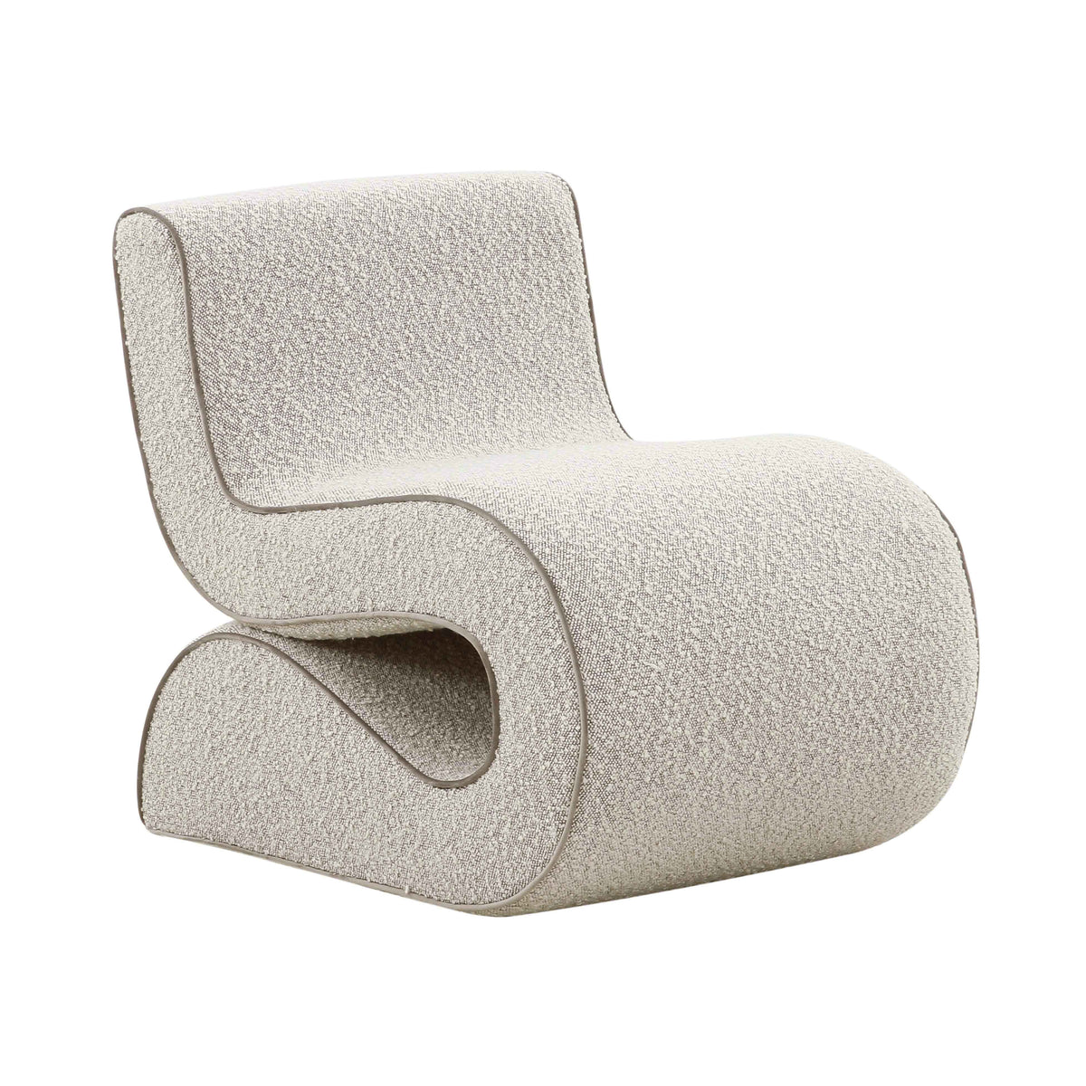 TOV Sienna Grey Boucle Chair furniture TOV-S68534