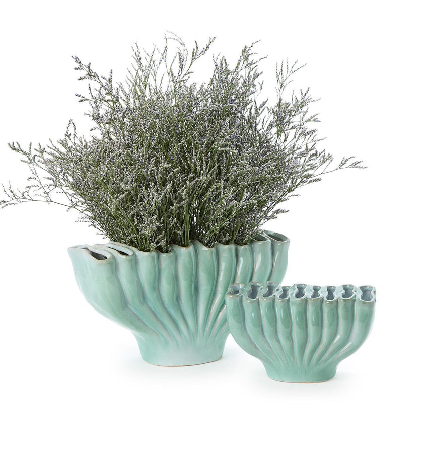 Banyan Celadon Ceramic Vase