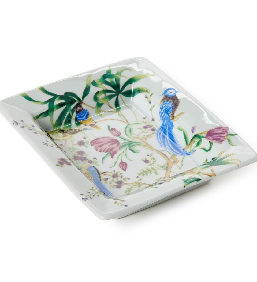 Bird & Blossom Chinoiserie Decorative Tray