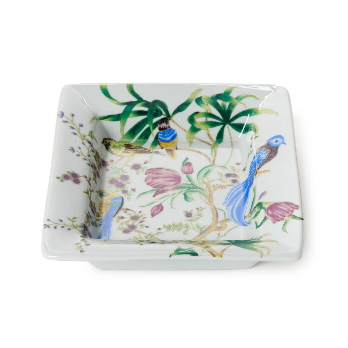 Tozai Bird & Blossom Chinoiserie Decorative All Purpose Tray Decorative Trays BLF183