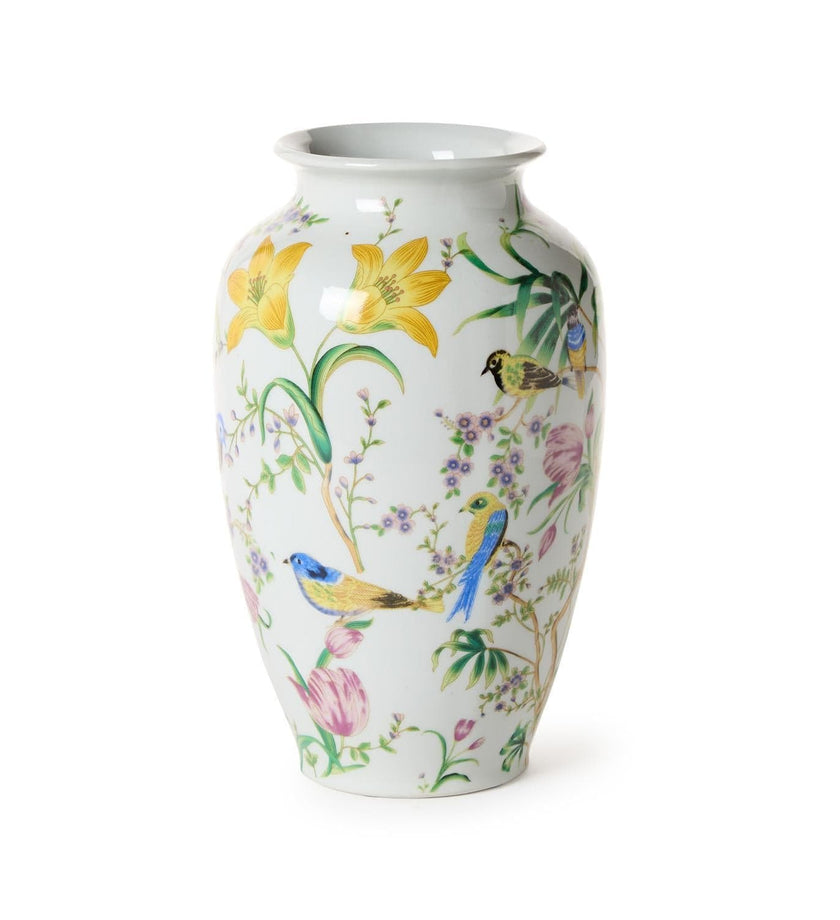 Bird & Blossom Chinoiserie Vase