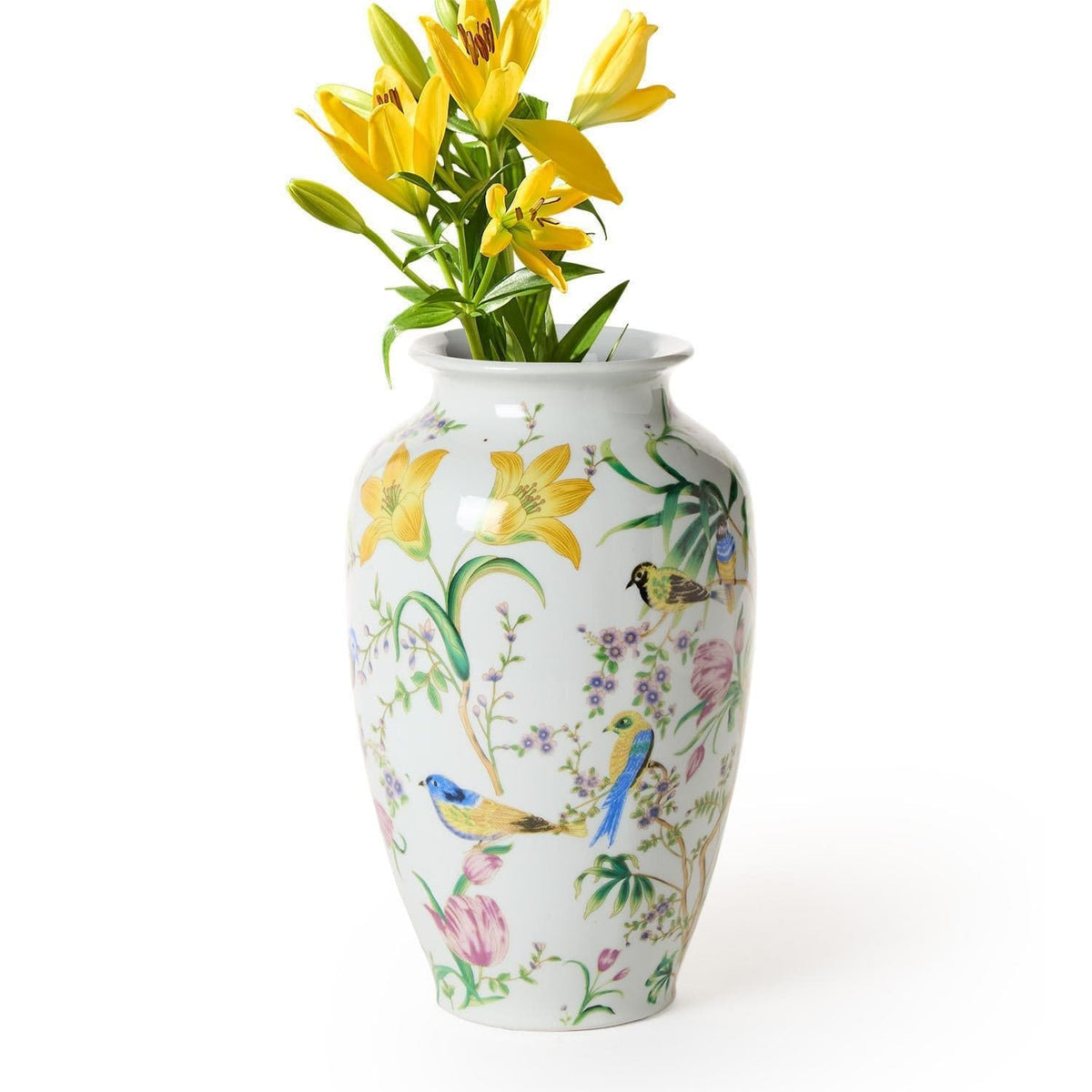 Tozai Bird & Blossom Chinoiserie Vase Vase BLF177