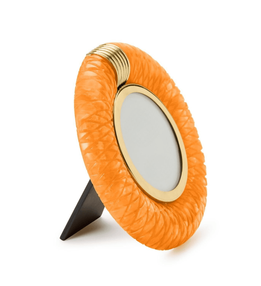 Burnt Sienna Round Photo Frame - secondary