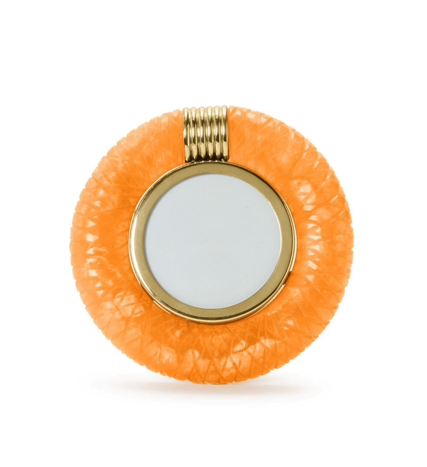 Burnt Sienna Round Photo Frame