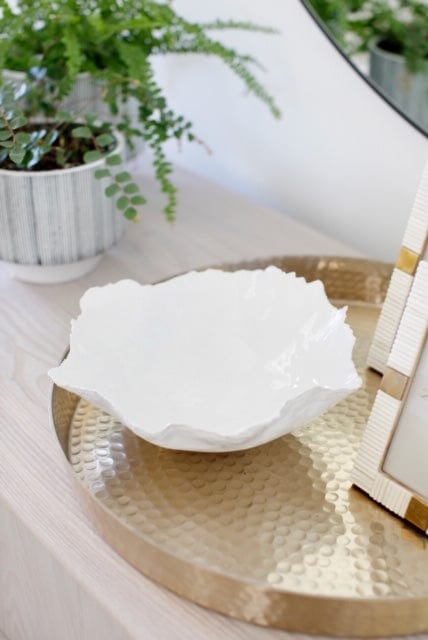 Tozai Ceramic White Wavy Bowl Bowls