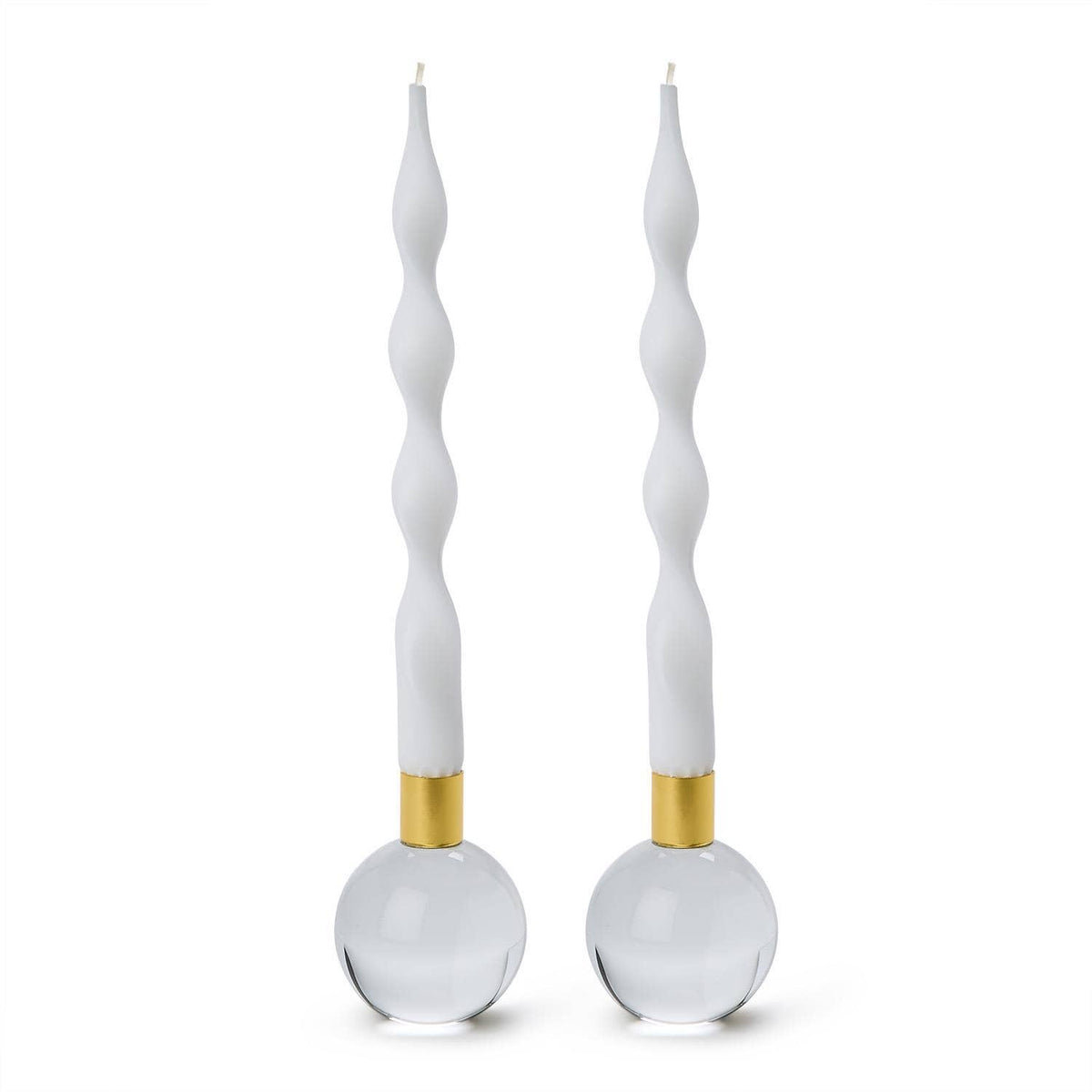 Tozai Color Pop Clear Taper Candlestick Candleholders Candle Holders 55543