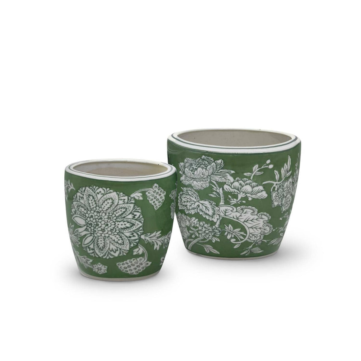 Tozai Countryside Hand-Painted Cachepot / Planter / Vase Pots & Planters
