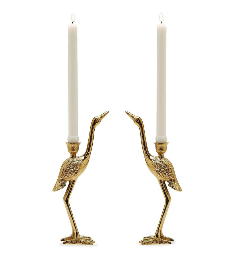 Crane Candle Holder Set - secondary