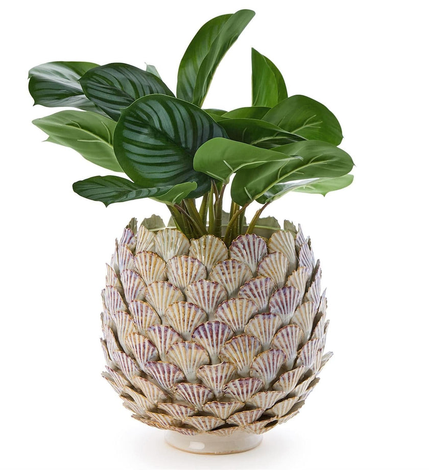 Fan Shell Hand Crafted Planter