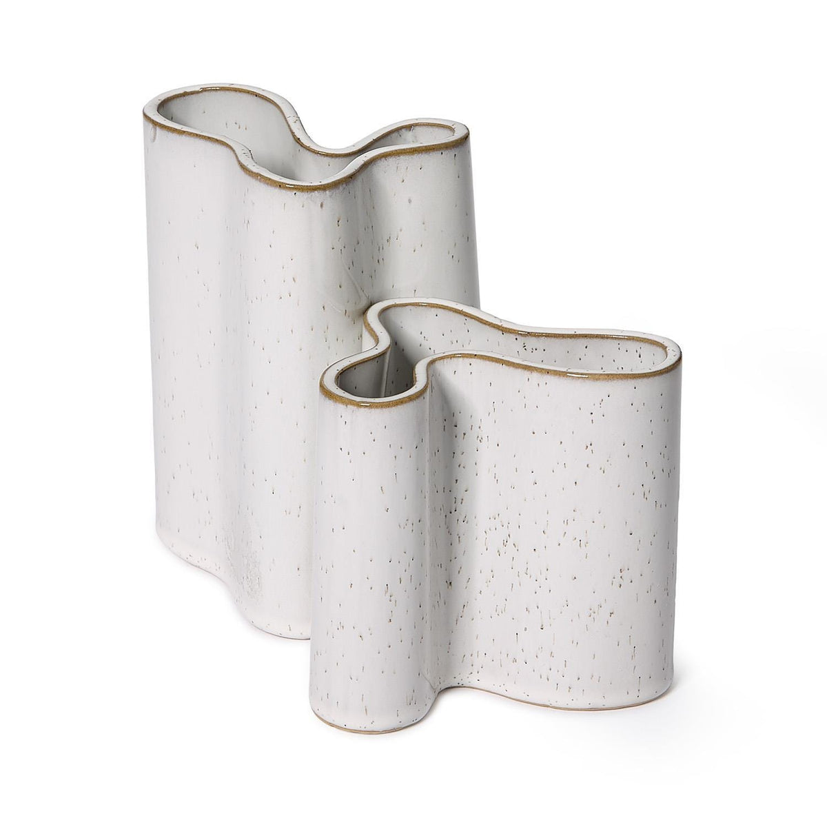 Tozai Freeform Vases with Reactive Glaze Vases