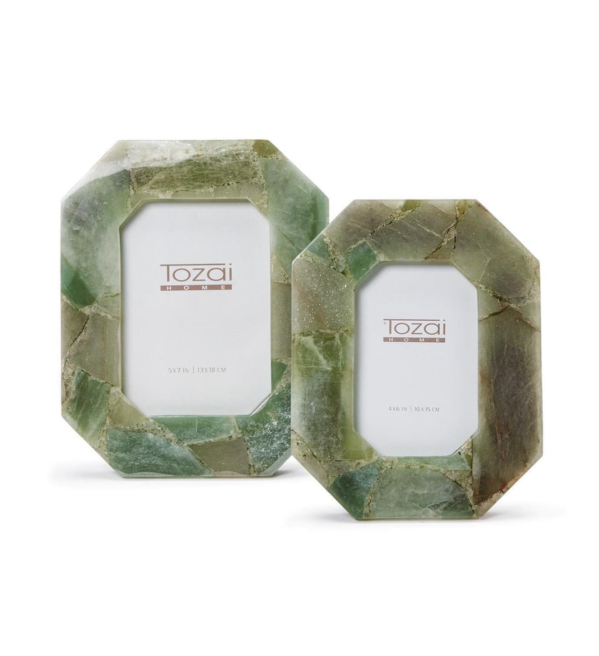 Green Quartz Octagon Photo Frame