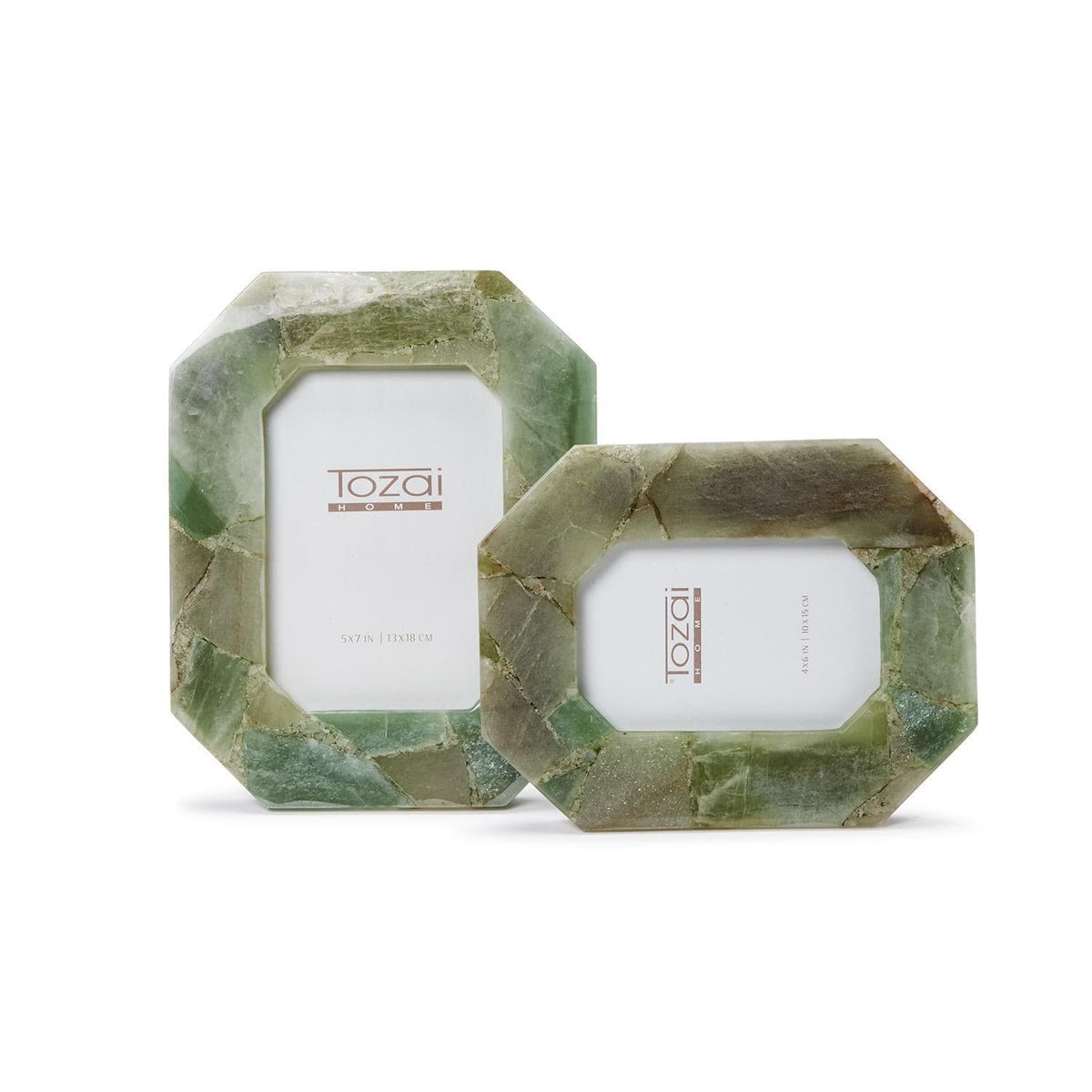 Tozai Green Quartz Octagon Photo Frame Picture Frames