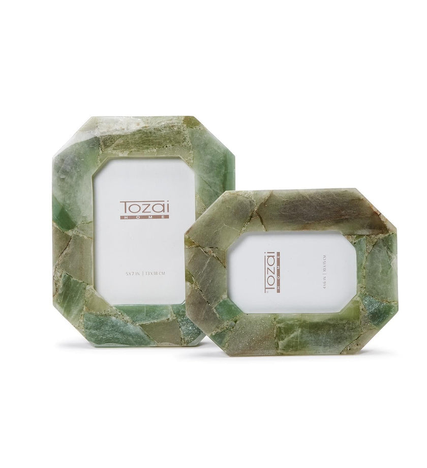 Green Quartz Octagon Photo Frame - secondary