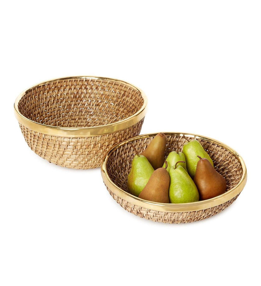 Hand Woven Rattan Bowl - secondary