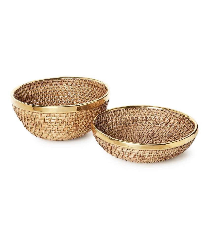 Hand Woven Rattan Bowl