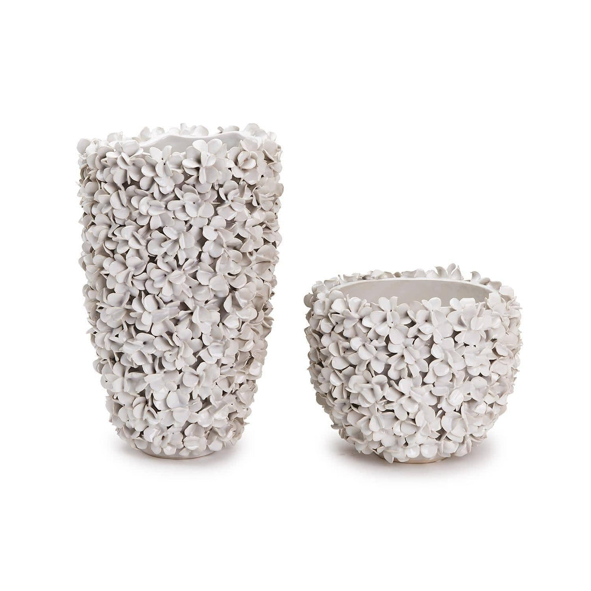 Tozai Hydrangea Petals White Planter/Vases Pots & Planters
