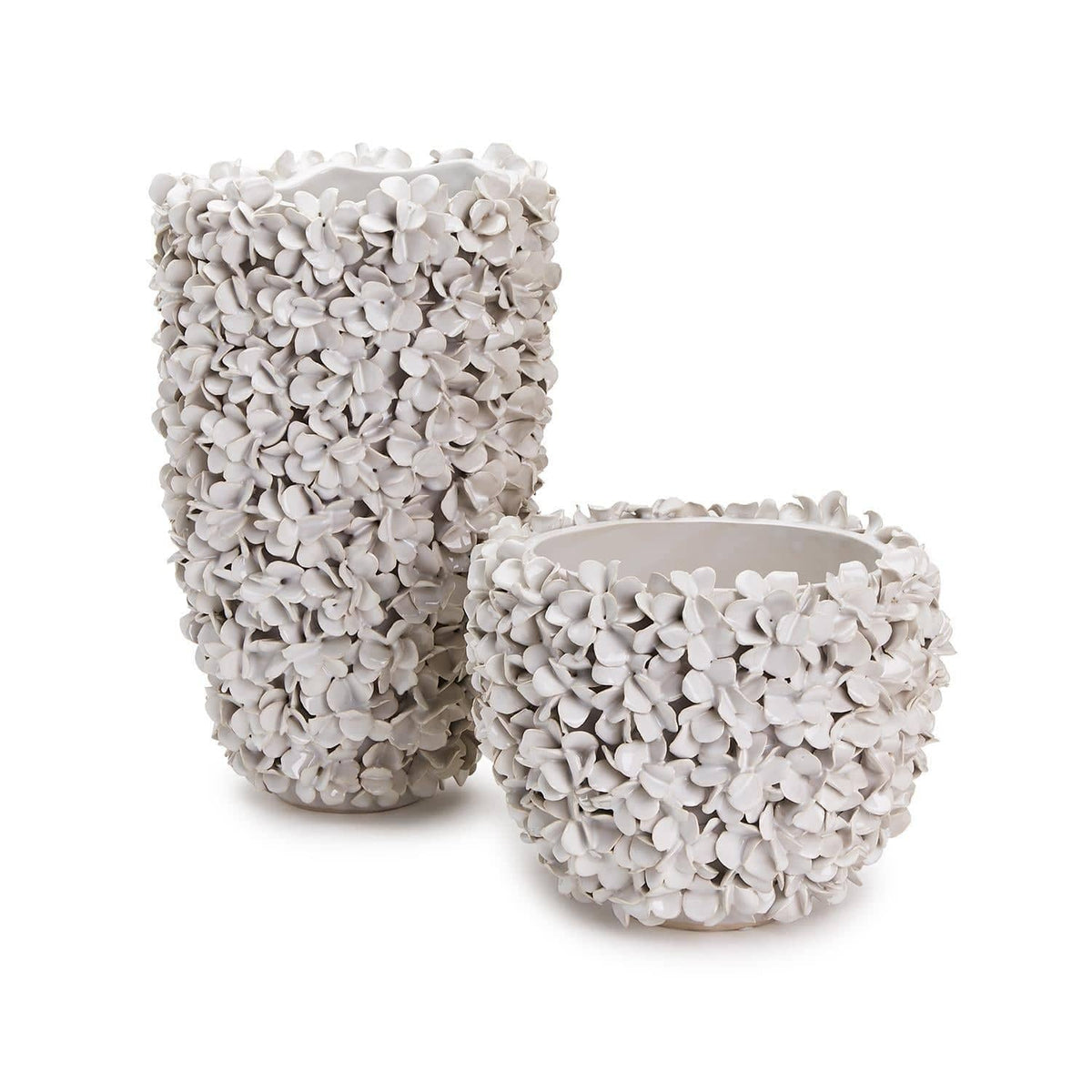 Tozai Hydrangea Petals White Planter/Vases Pots & Planters