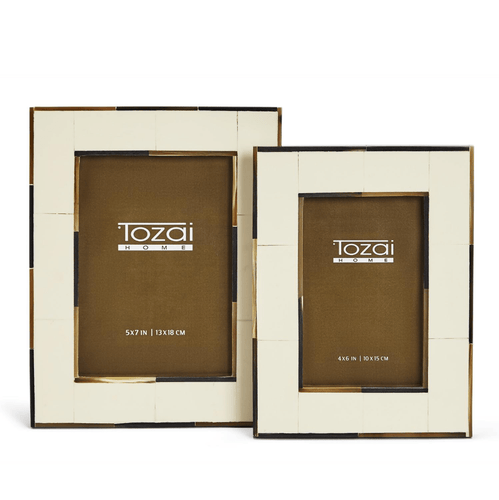 Tozai Milano Frame with Horn Inseam Picture Frames