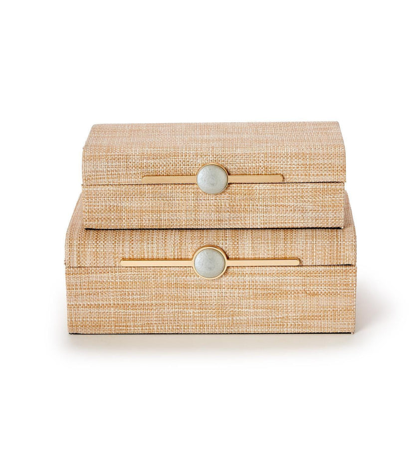 Monaco Natural Grass Decorative Boxes