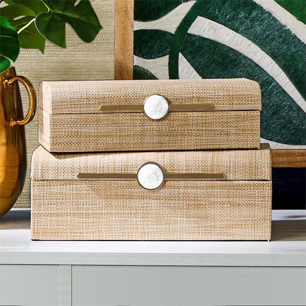 Tozai Monaco Natural Grass Decorative Boxes Decorative Boxes