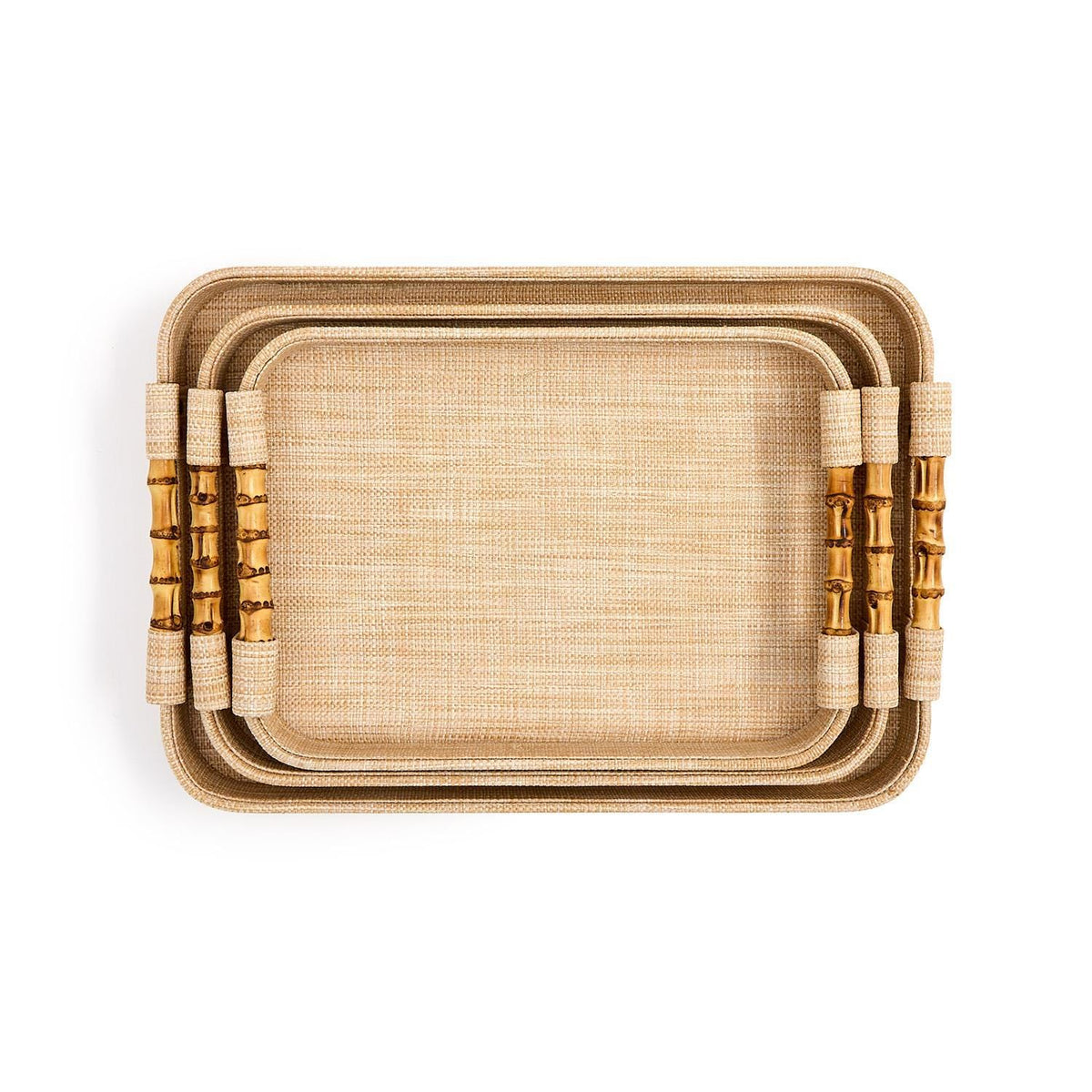 Tozai Monaco Natural Grass Trays Decorative Trays