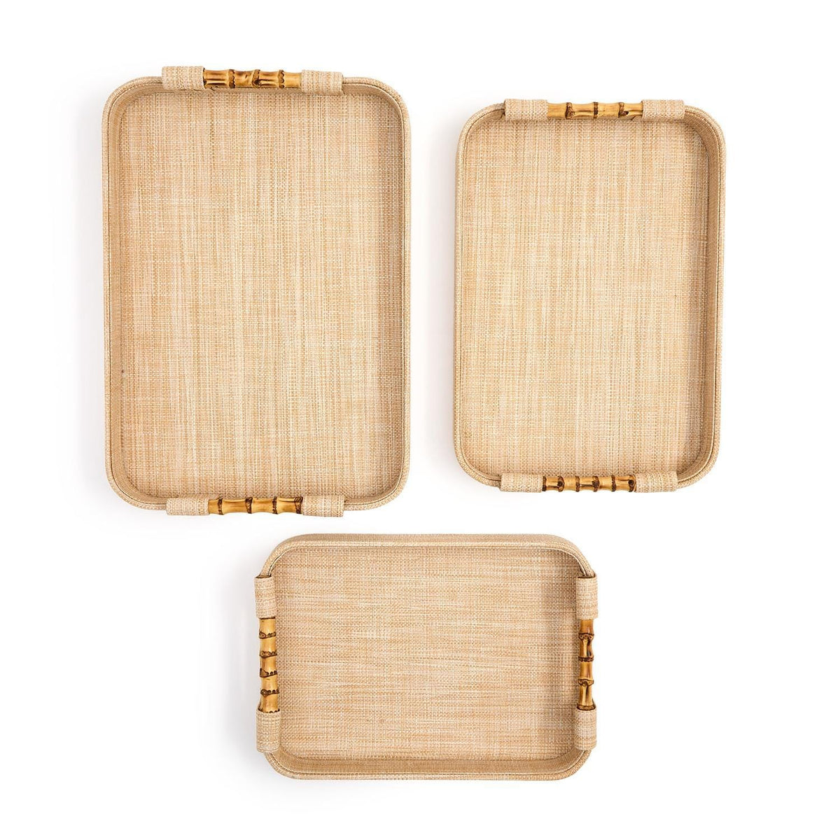 Tozai Monaco Natural Grass Trays Decorative Trays