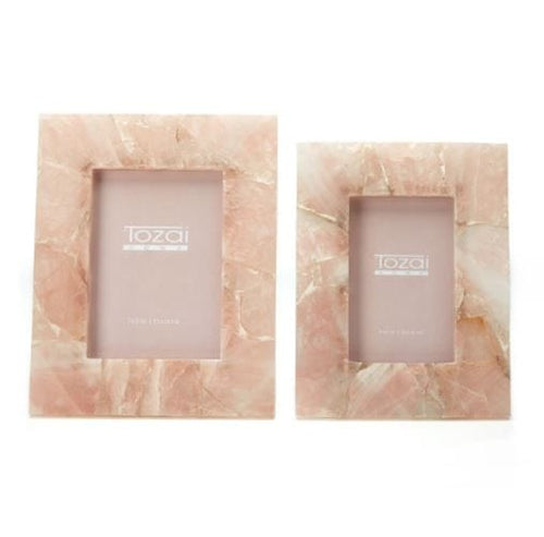 Tozai Natural Pink Quartz Frame