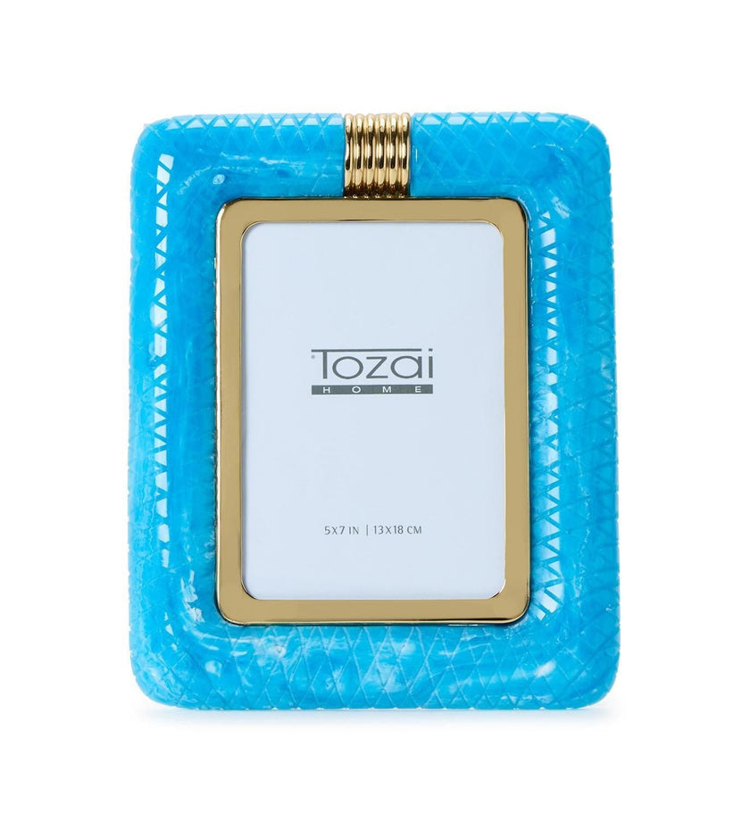 Opulence Peacock Blue Photo Frame