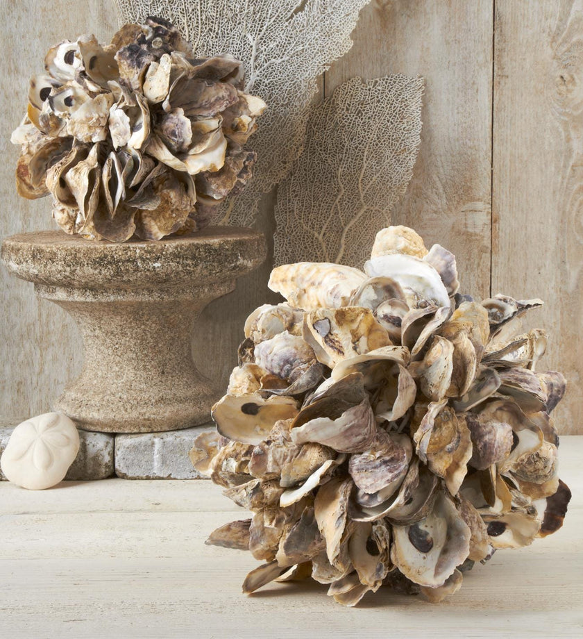 Oyster Shells Decorative Ball - secondary
