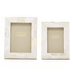Tozai Pearly White Frame Picture Frames