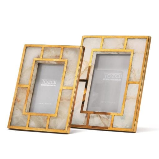 Tozai Quartz Frame with Brass Trim