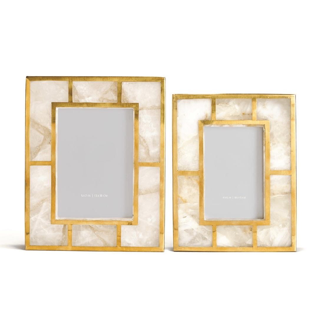 Tozai Quartz Frame with Brass Trim Picture Frames