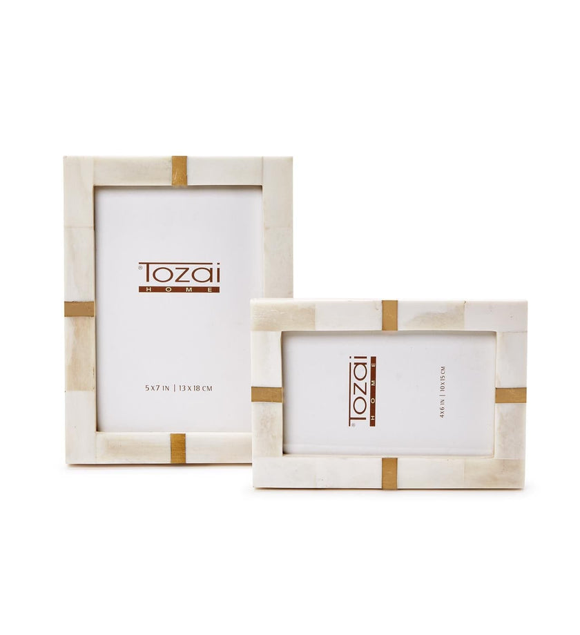 Royale Bone and Brass Photo Frame - secondary