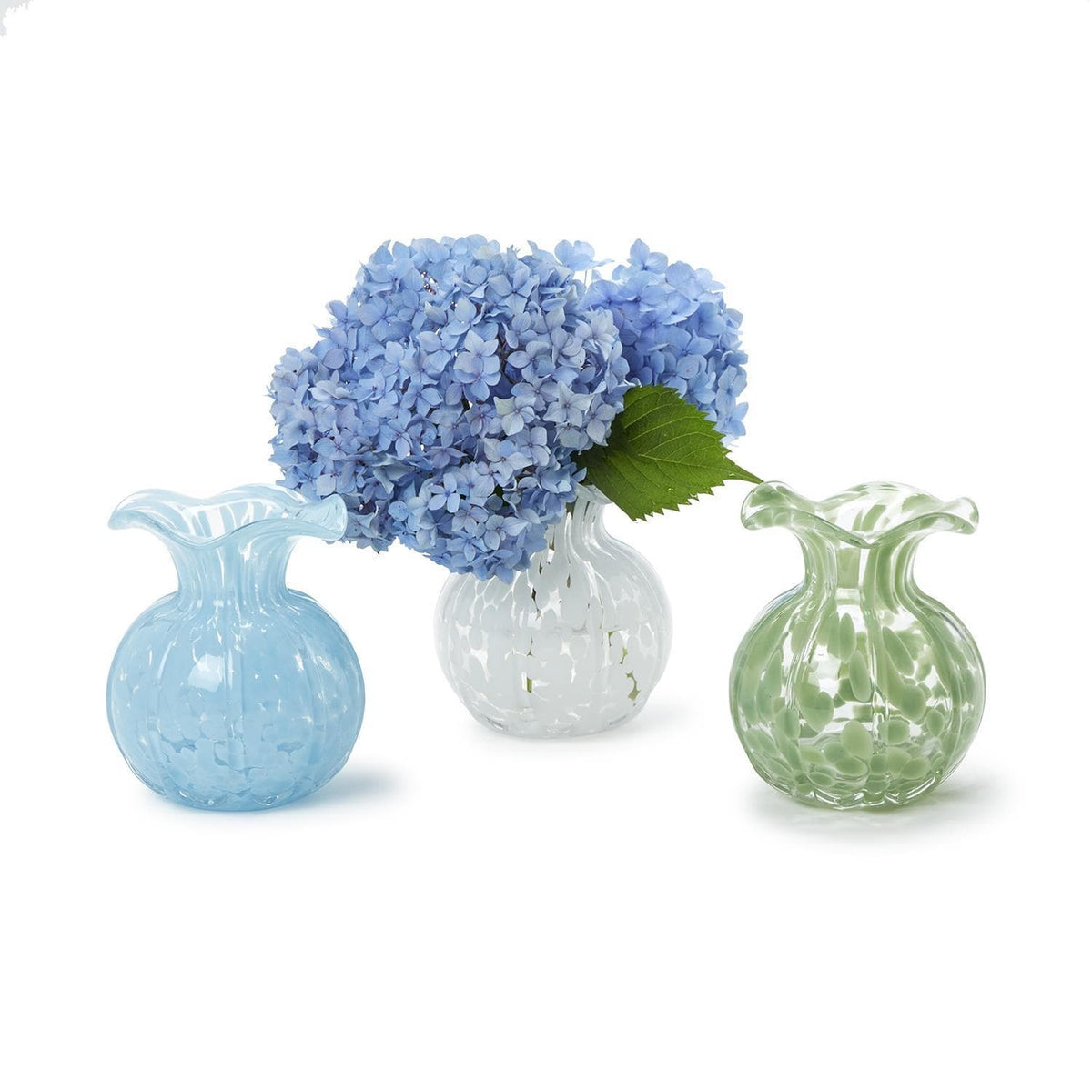 Tozai Ruffled Edge Spotted Vase Vase