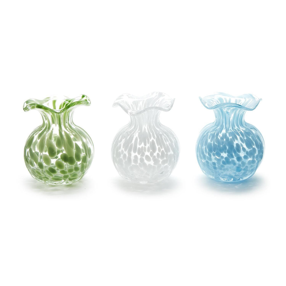 Tozai Ruffled Edge Spotted Vase Vase